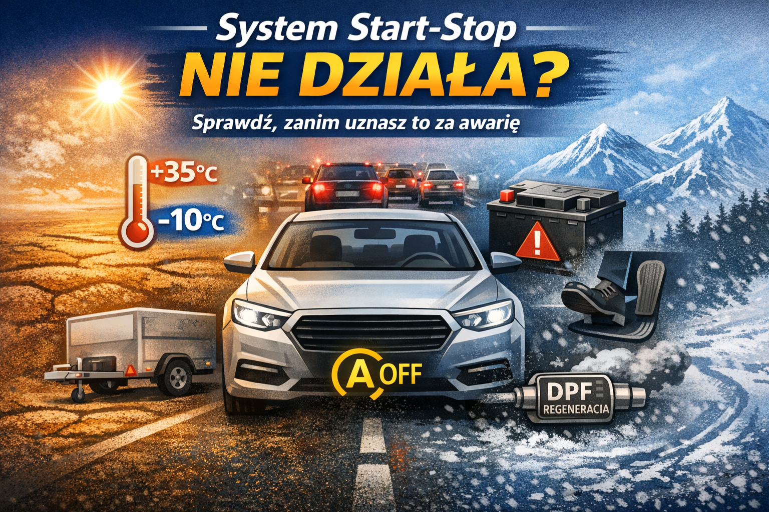 System Start-Stop nie działa – przyczyny i akumulator AGM EFB